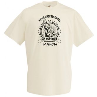   Old Man - Soha ne becsüljük alá - Március - angol férfi rövid ujjú póló