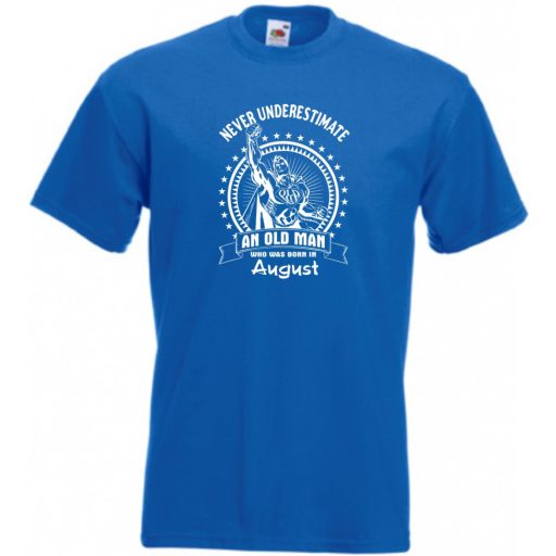 Old Man - Soha ne becsüljük alá - Augusztus - angol férfi rövid ujjú póló