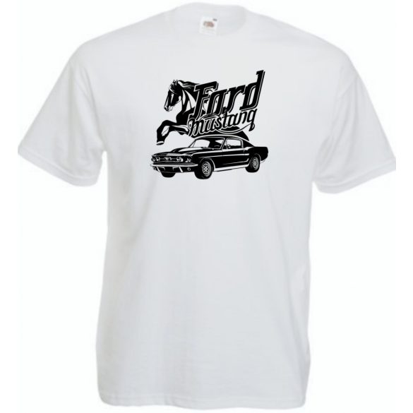 Auto fan Ford Mustang férfi rövid ujjú póló