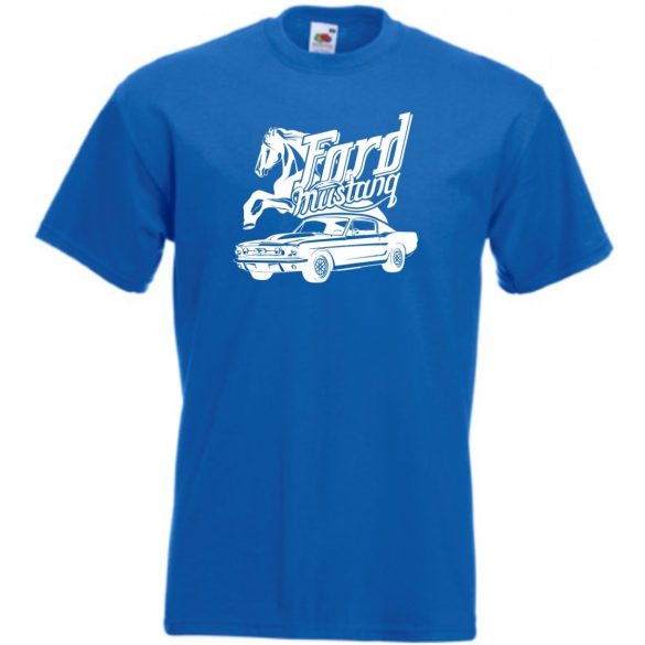 Auto fan Ford Mustang férfi rövid ujjú póló