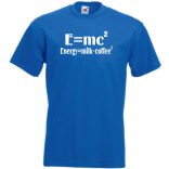 Coffee - E=mc2 férfi rövid ujjú póló