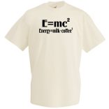 Coffee - E=mc2 férfi rövid ujjú póló