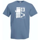 Kamion fan V8 Engine férfi rövid ujjú póló