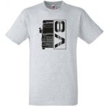 Kamion fan V8 Engine férfi rövid ujjú póló