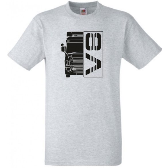 Kamion fan V8 Engine férfi rövid ujjú póló