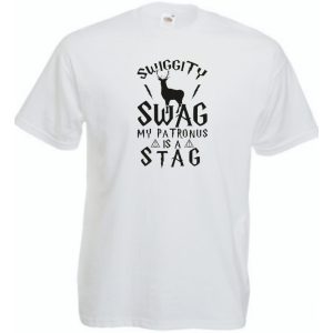 Swiggity Swag My Patronus is a Stag gyerek rövid ujjú póló