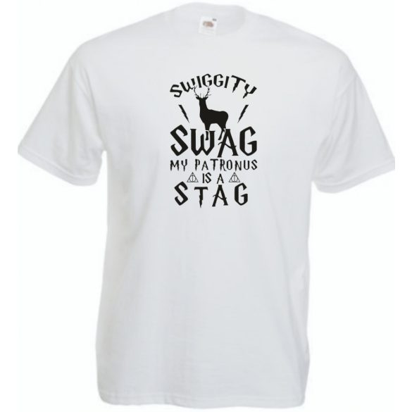 Swiggity Swag My Patronus is a Stag gyerek rövid ujjú póló