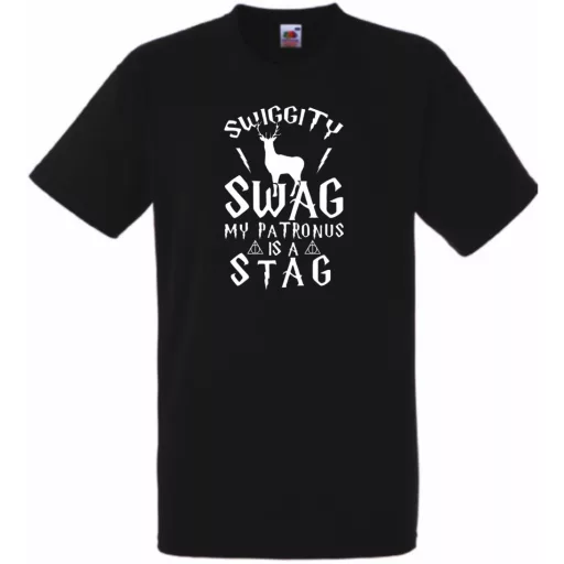 Swiggity Swag My Patronus is a Stag gyerek rövid ujjú póló
