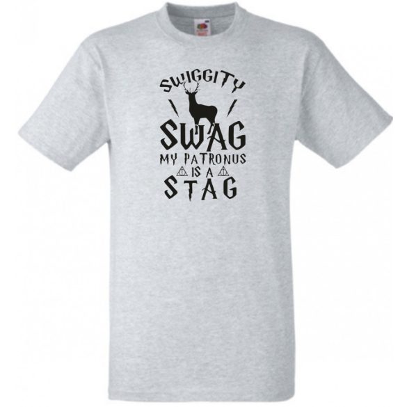 Swiggity Swag My Patronus is a Stag gyerek rövid ujjú póló
