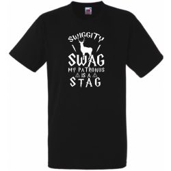   Swiggity Swag My Patronus is a Stag férfi rövid ujjú póló
