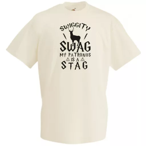 Swiggity Swag My Patronus is a Stag férfi rövid ujjú póló