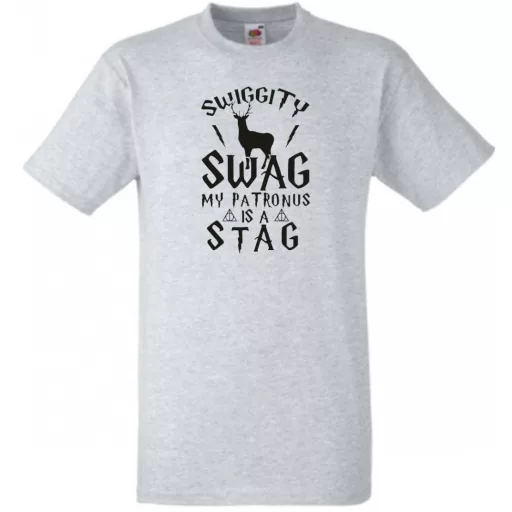 Swiggity Swag My Patronus is a Stag férfi rövid ujjú póló