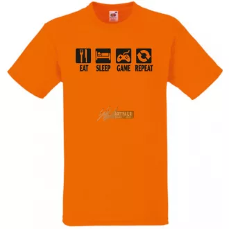 Eat Sleep Game gyerek rövid ujjú póló