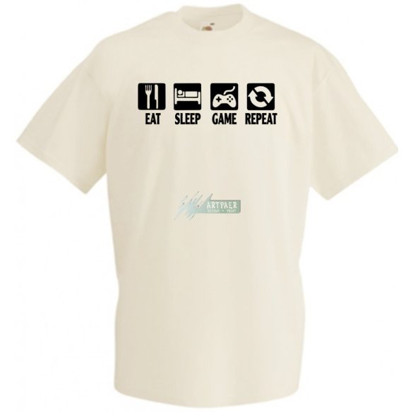 Eat Sleep Game gyerek rövid ujjú póló