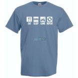 Eat Sleep Game férfi rövid ujjú póló