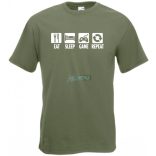 Eat Sleep Game férfi rövid ujjú póló