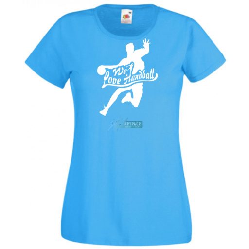Szeretjük a kézilabdát női rövid ujjú póló