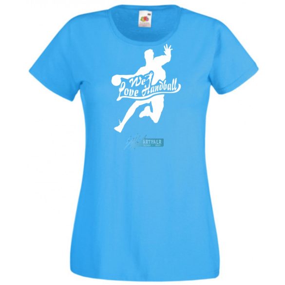 Szeretjük a kézilabdát női rövid ujjú póló
