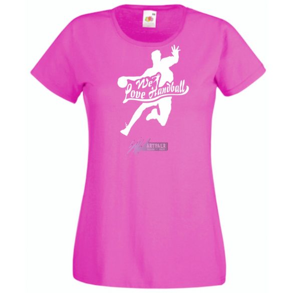 Szeretjük a kézilabdát női rövid ujjú póló
