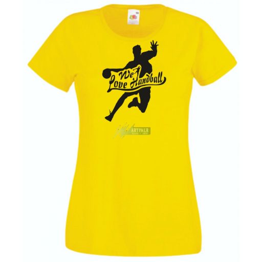 Szeretjük a kézilabdát női rövid ujjú póló