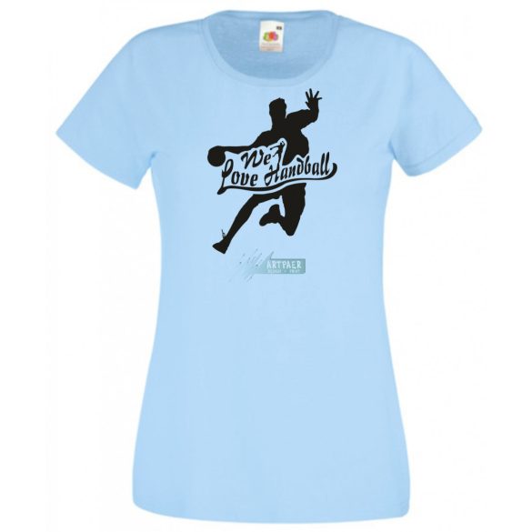 Szeretjük a kézilabdát női rövid ujjú póló