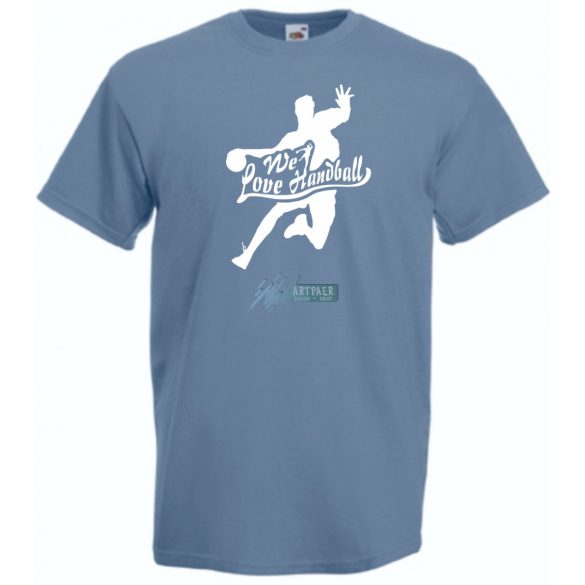 Szeretjük a kézilabdát férfi rövid ujjú póló
