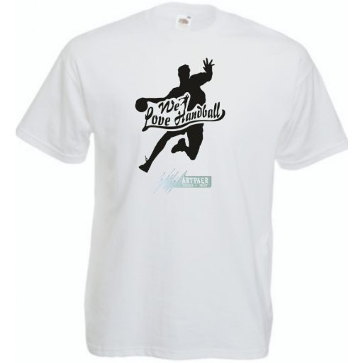 Szeretjük a kézilabdát férfi rövid ujjú póló