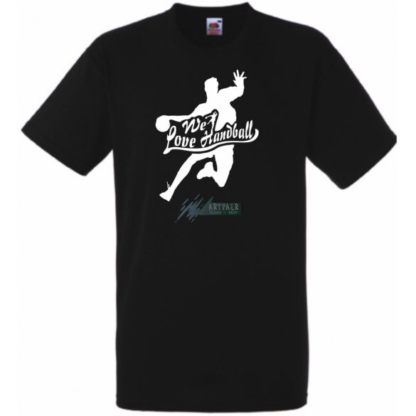 Szeretjük a kézilabdát férfi rövid ujjú póló