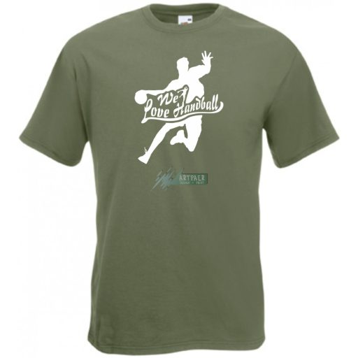 Szeretjük a kézilabdát férfi rövid ujjú póló