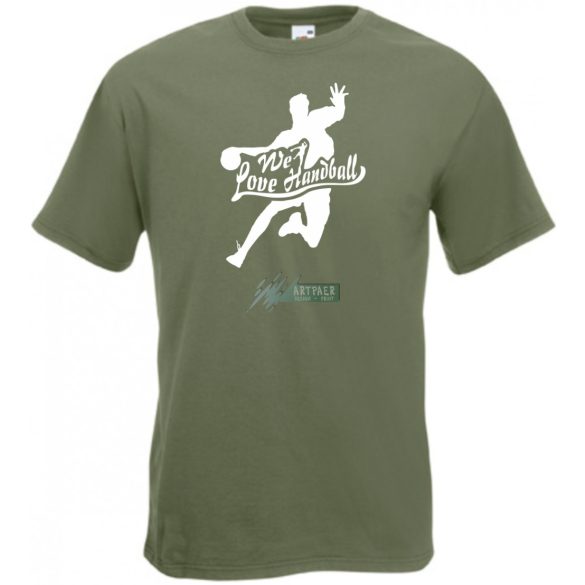 Szeretjük a kézilabdát férfi rövid ujjú póló