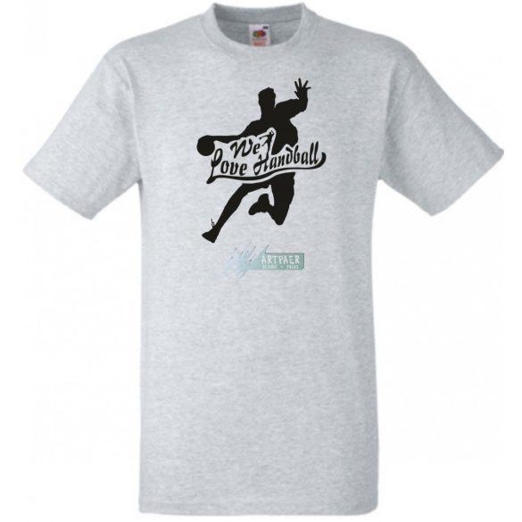 Szeretjük a kézilabdát férfi rövid ujjú póló