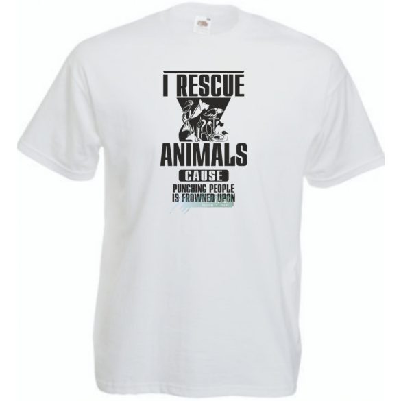 Megmentem az állatokat gyerek rövid ujjú póló