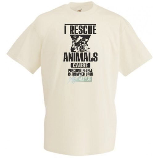 Megmentem az állatokat gyerek rövid ujjú póló