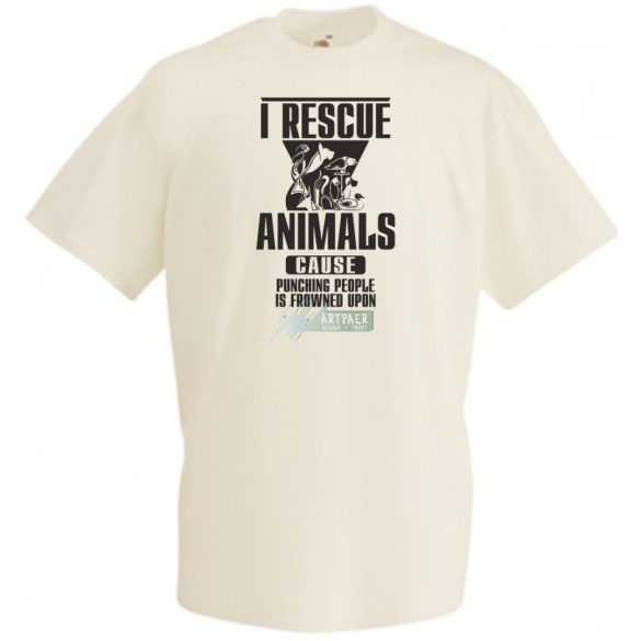 Megmentem az állatokat gyerek rövid ujjú póló