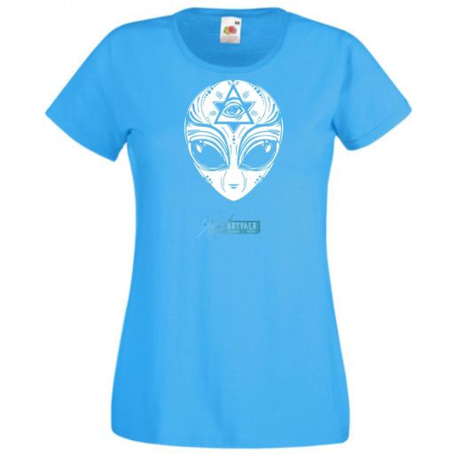 Mindent látó Alien - Illumination női rövid ujjú póló