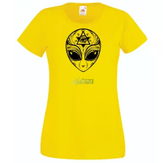 Mindent látó Alien - Illumination női rövid ujjú póló