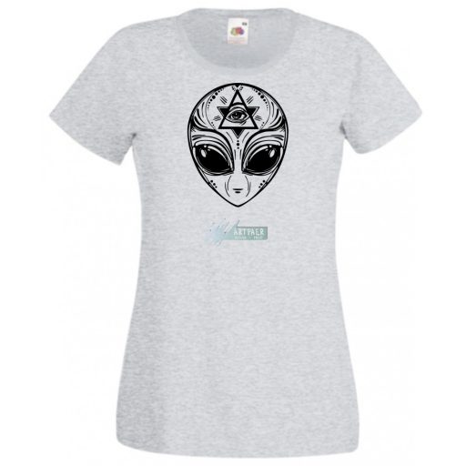 Mindent látó Alien - Illumination női rövid ujjú póló