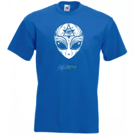 Mindent látó Alien - Illumination férfi rövid ujjú póló