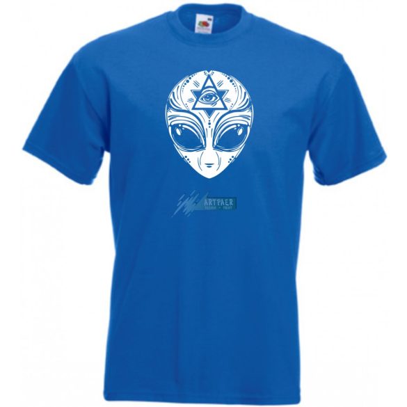 Mindent látó Alien - Illumination férfi rövid ujjú póló