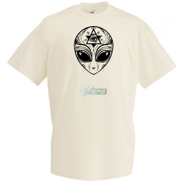 Mindent látó Alien - Illumination férfi rövid ujjú póló