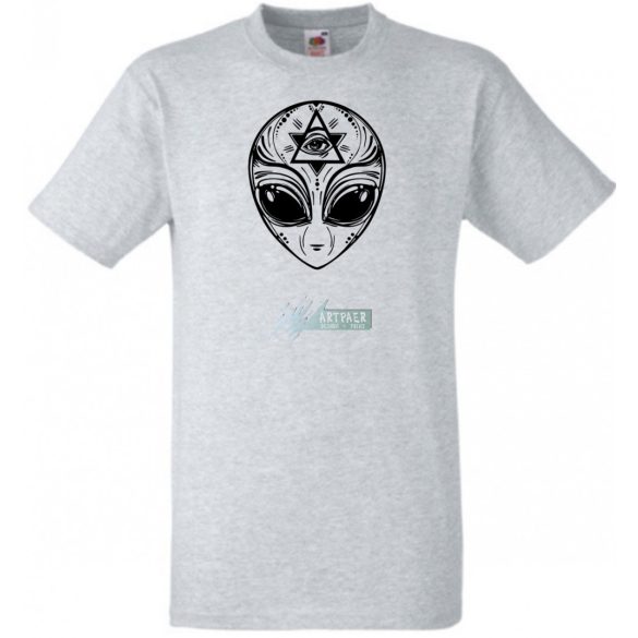 Mindent látó Alien - Illumination férfi rövid ujjú póló