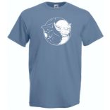 Yin Yang - Vader - Yoda férfi rövid ujjú póló