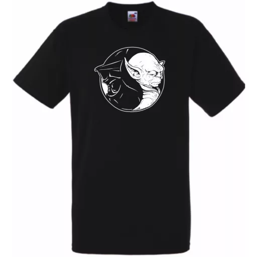 Yin Yang - Vader - Yoda férfi rövid ujjú póló