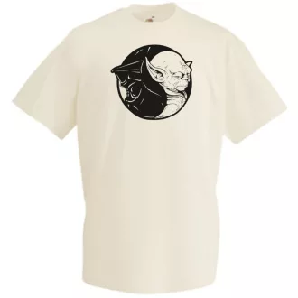 Yin Yang - Vader - Yoda férfi rövid ujjú póló