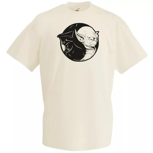Yin Yang - Vader - Yoda férfi rövid ujjú póló