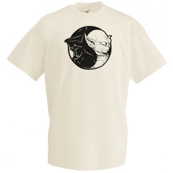 Yin Yang - Vader - Yoda férfi rövid ujjú póló