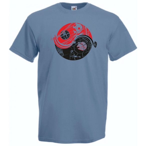 Yin Yang - Halálcsillag - Falcon férfi rövid ujjú póló