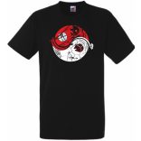 Yin Yang - Halálcsillag - Falcon férfi rövid ujjú póló