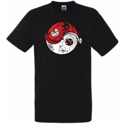 Yin Yang - Halálcsillag - Falcon férfi rövid ujjú póló