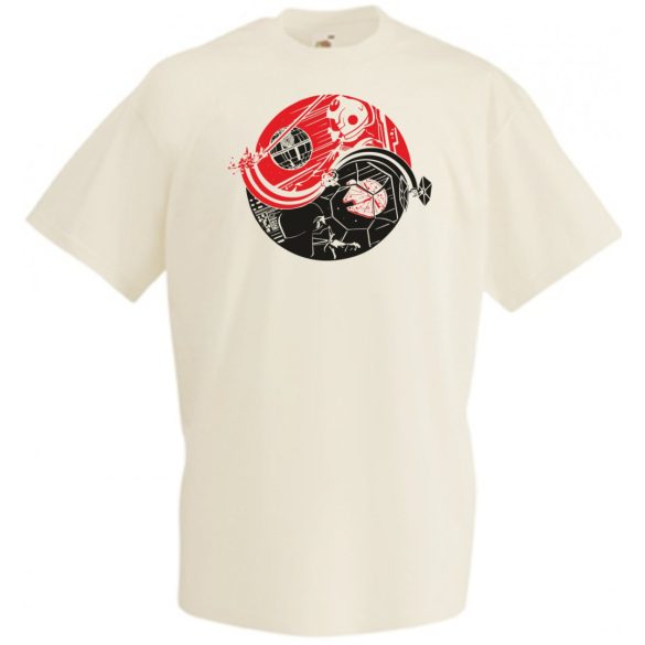 Yin Yang - Halálcsillag - Falcon férfi rövid ujjú póló